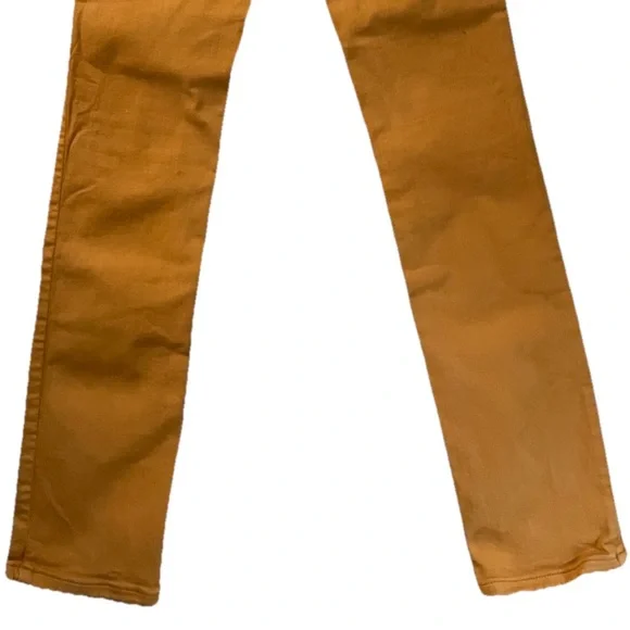 ZARA Basic Department Z1975 Denim Mustard SKINNY Stretch JEANS Size 4 - Picture 10 of 11